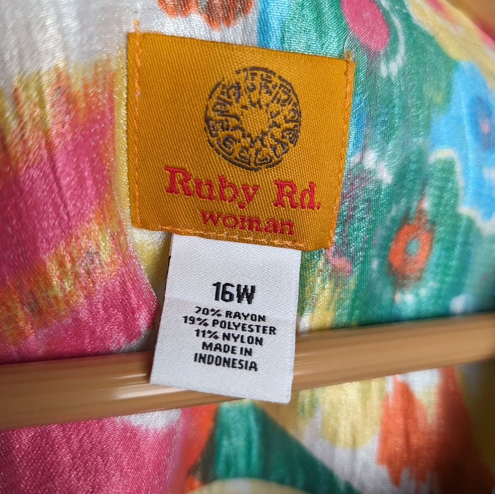 Ruby Rd. Women's Floral Blazer Jacket - Picture 3 of 4